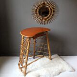 Vintage rattan dressing table