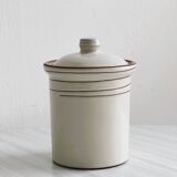 Ceramic sugar bowl with lid
