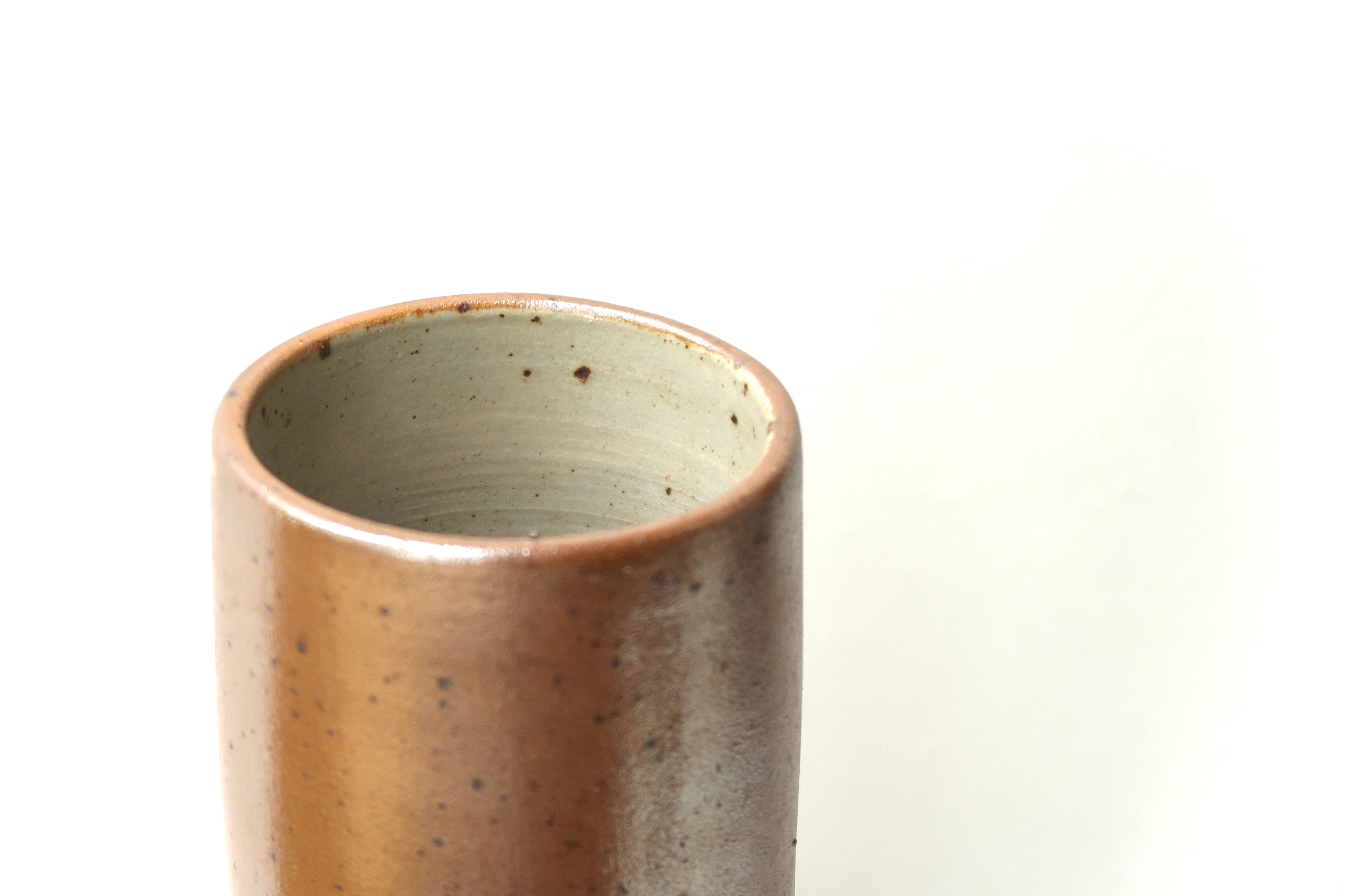 Sandstone roller vase, 70s