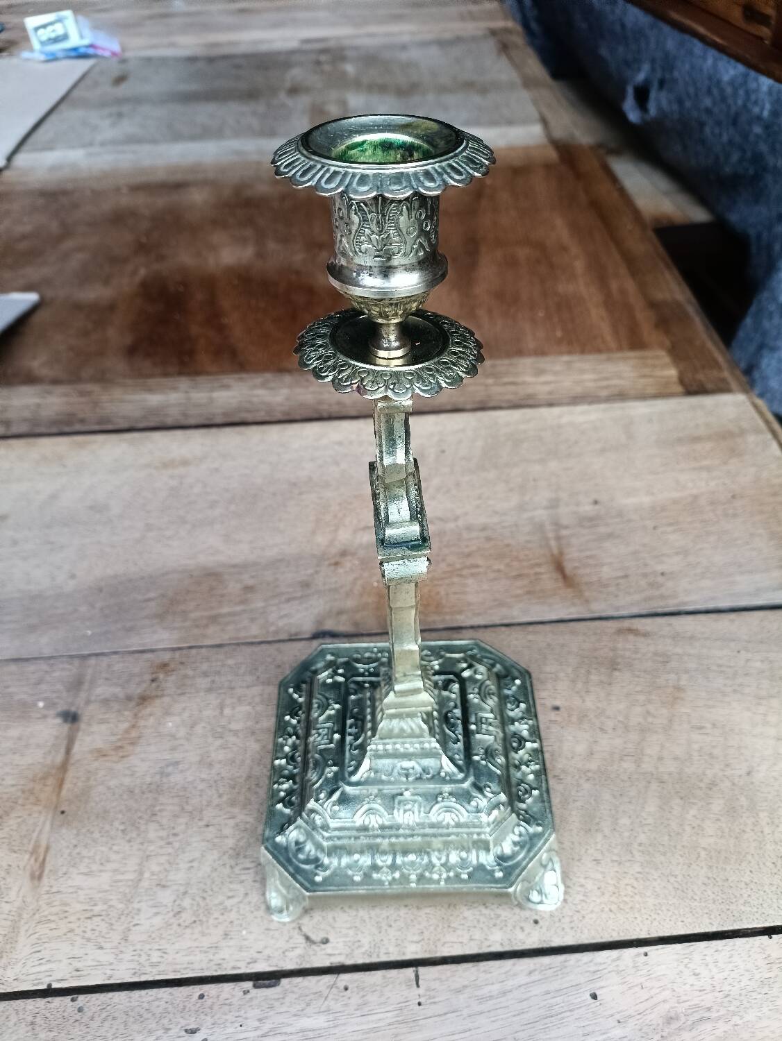 Bougeoir second Empire en bronze