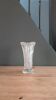 Cut glass vase