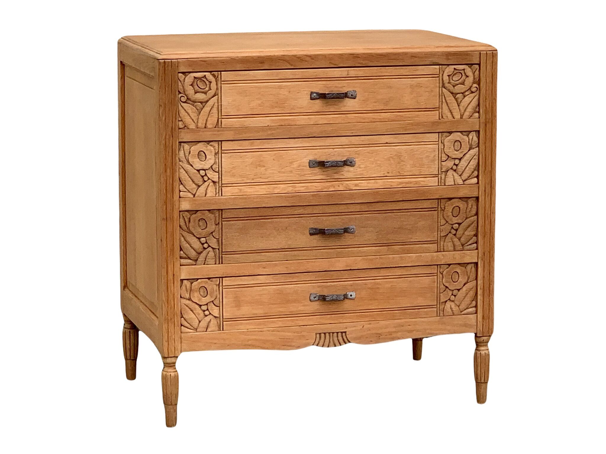 Commode Art déco chêne massif 1920