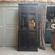Buffet deux corps ancien noir (rénové)