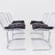 Rima set of 4 Radiofreccia chrome chairs by Gastone Rinaldi