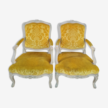 Pair of regency armchairs