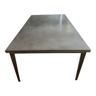 Industrial style concrete table