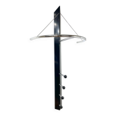 Postmodern wall-mounted coat rack, Memphis, circa 1980