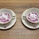 Tea cups, Limoges porcelain breakfast by Bernardaud.
