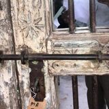 Old teak door