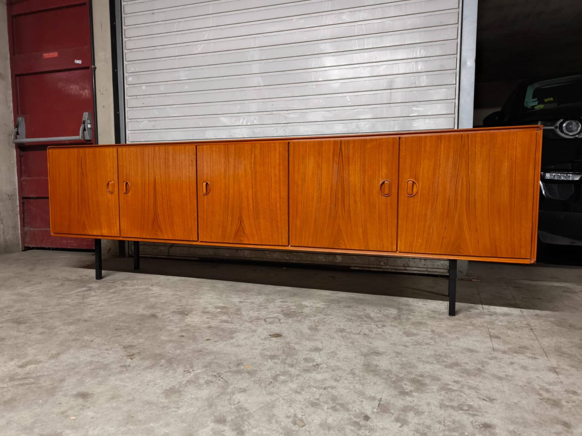 Enfilade scandinave vintage fristho teck années 1970