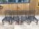 Fauteuils en rotin noir