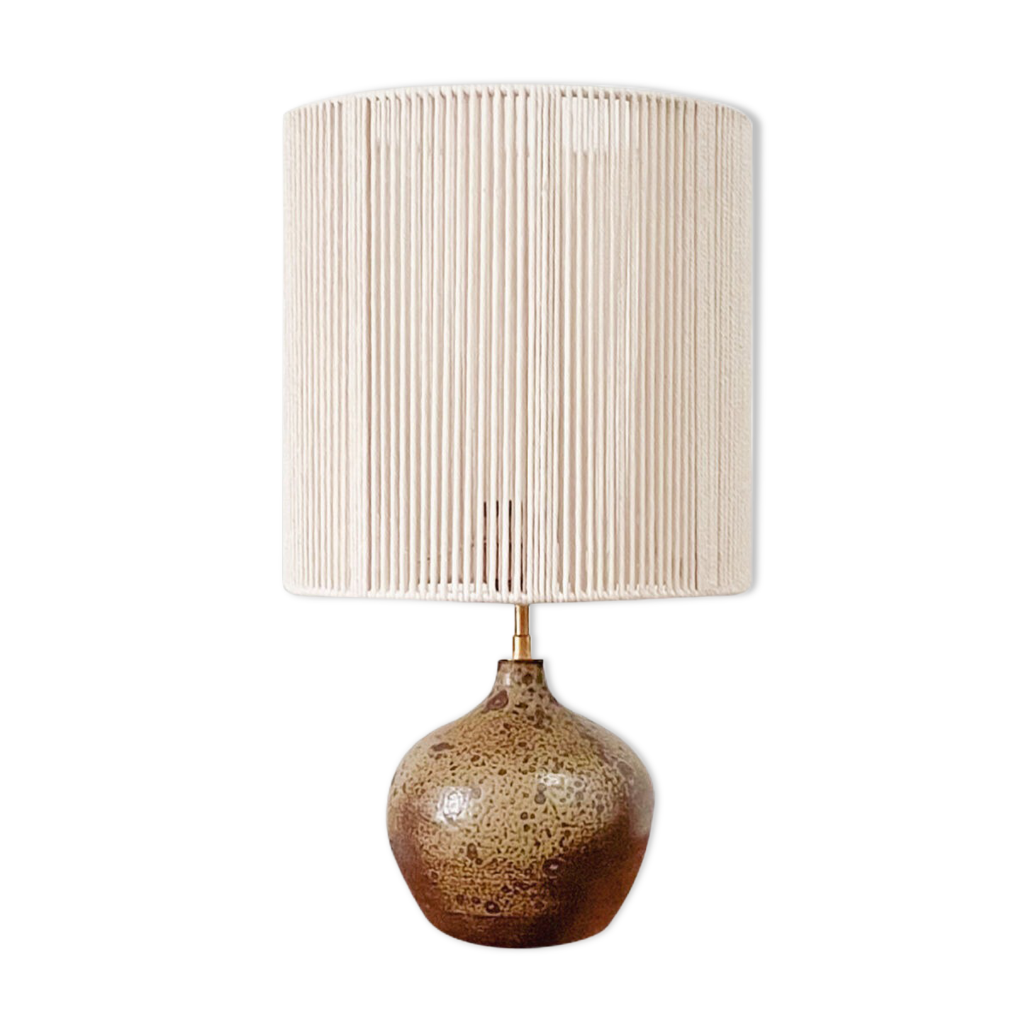 Lamp Sandstone and cotton rope