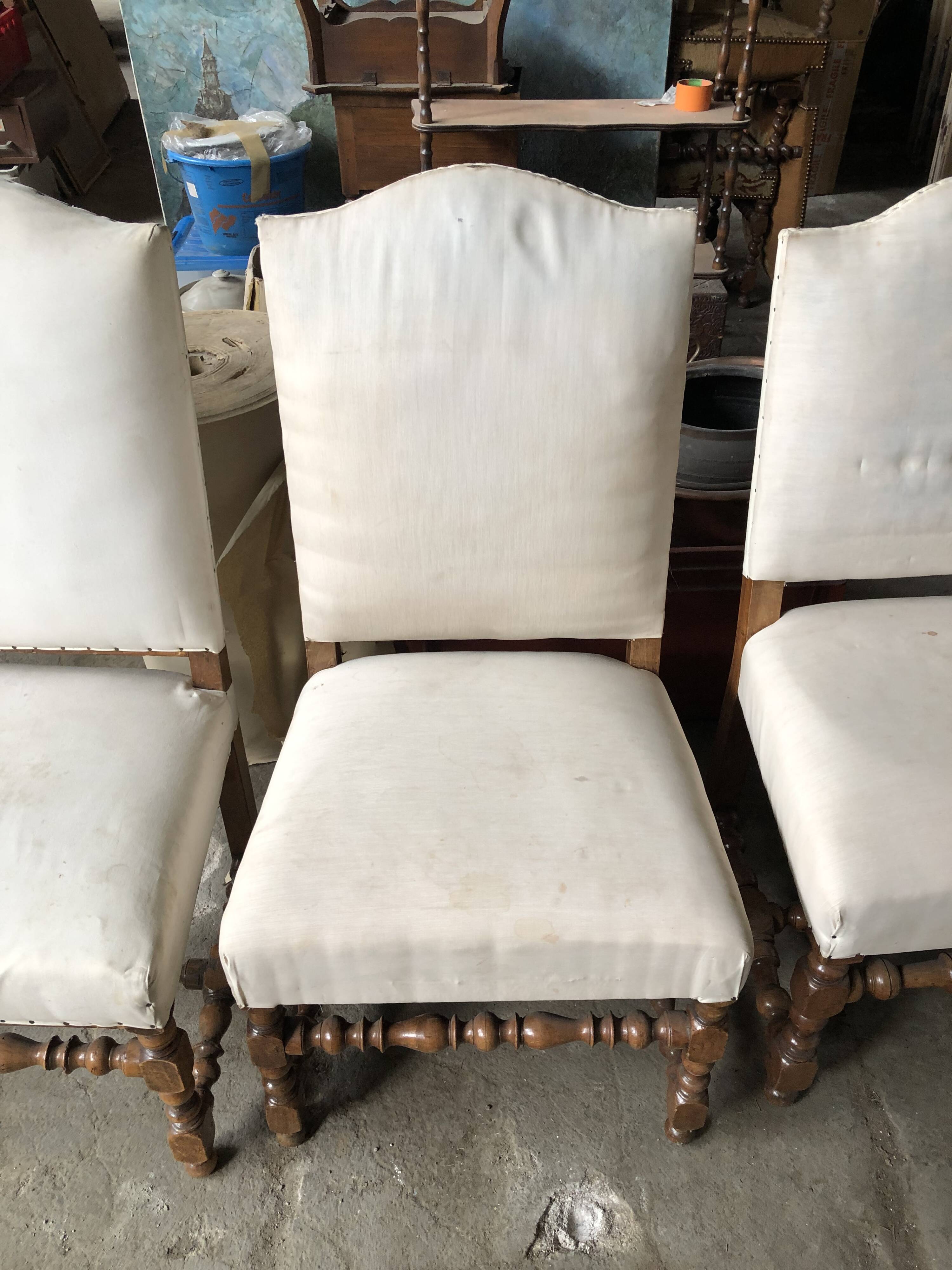 Louis XIII style chairs