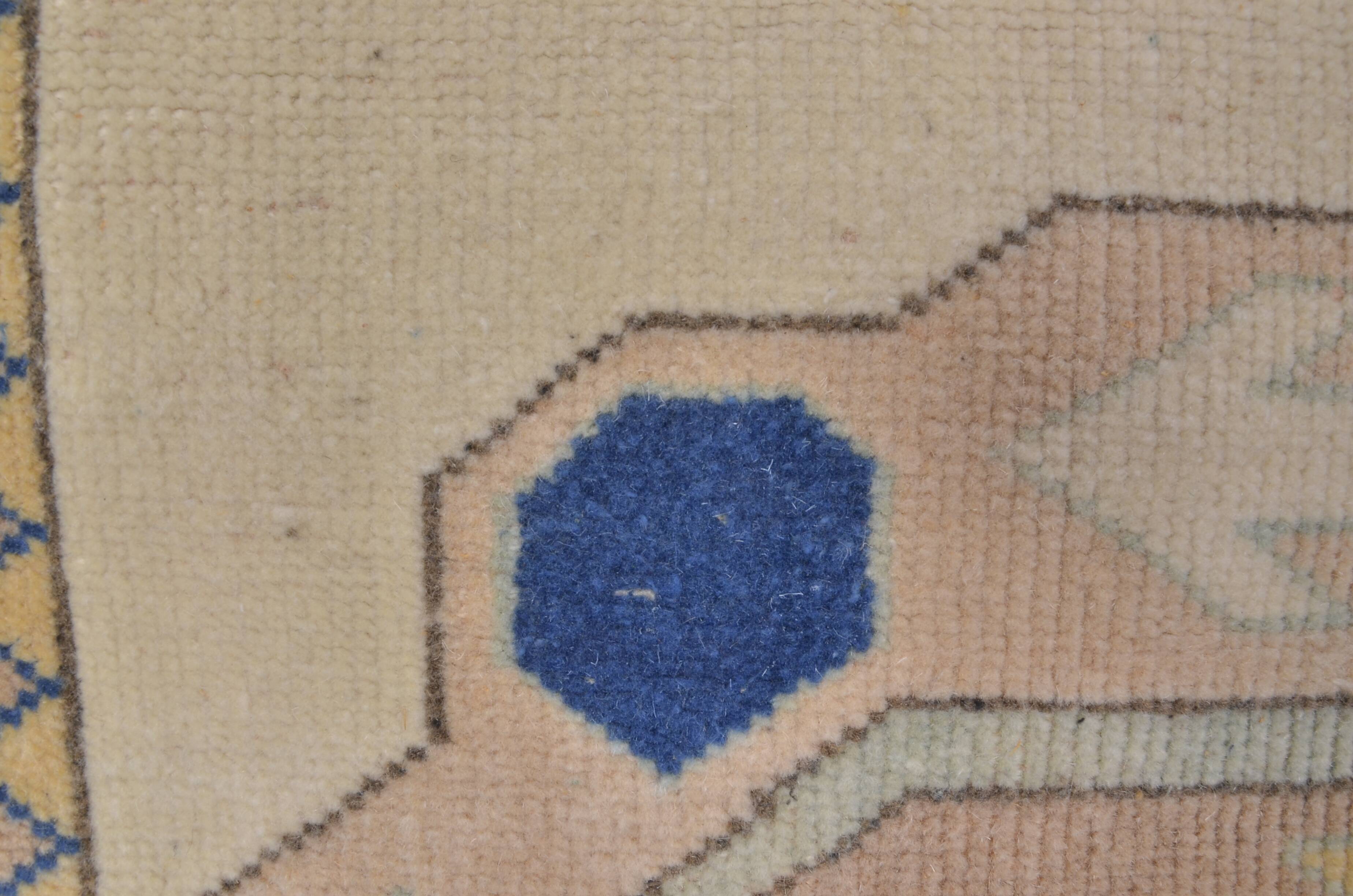 Unique Vintage Neutral Small Rug sku 2380