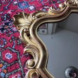 Baroque mirror in gilded wood