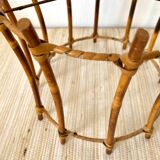 Vintage rattan lampshade