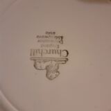 Suite of 6 retro blue plates