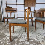 5x Johannes Andersen 'Juliane' vintage 1960s Danish chairs