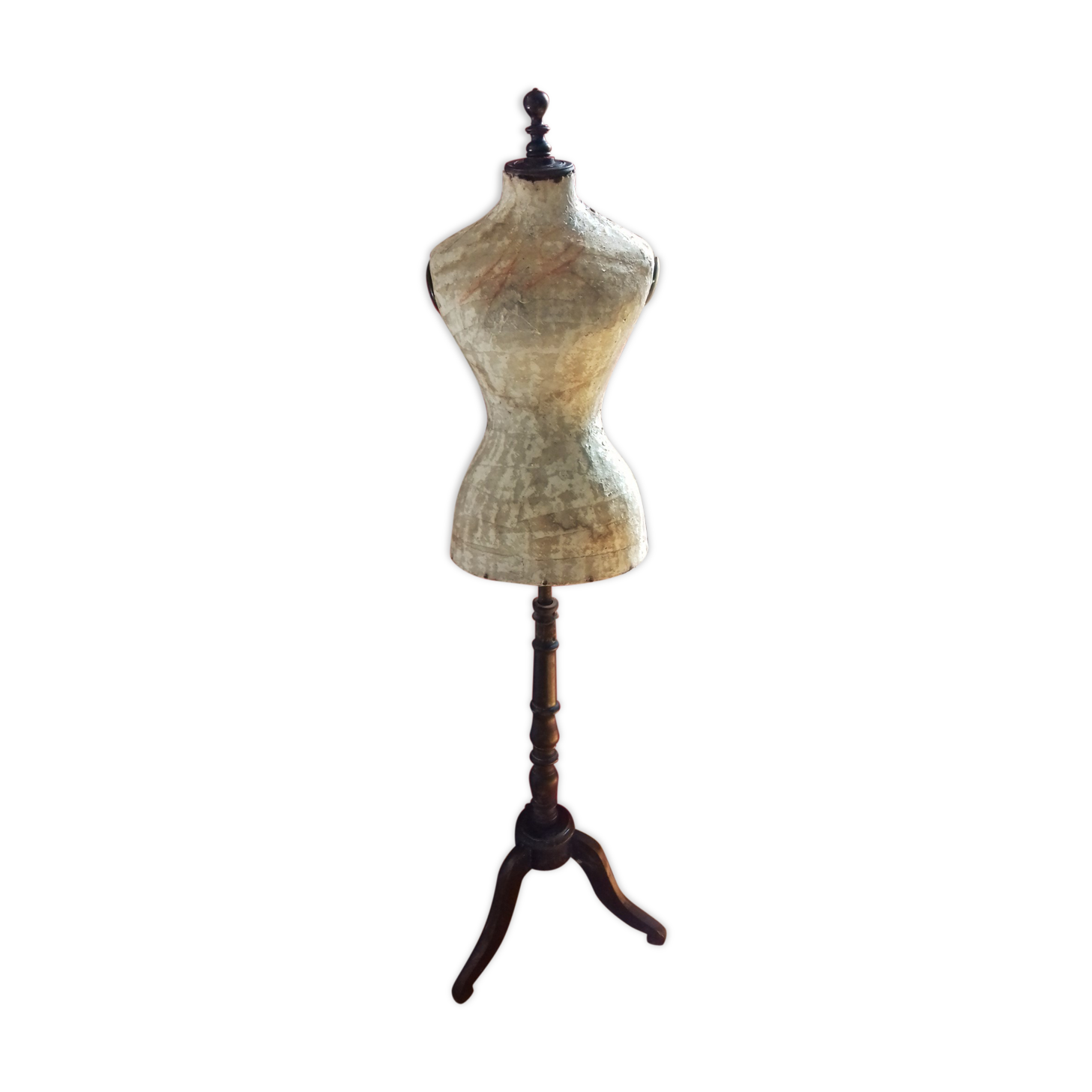 Mannequin couture wasp size blacked wood Napoleon lll