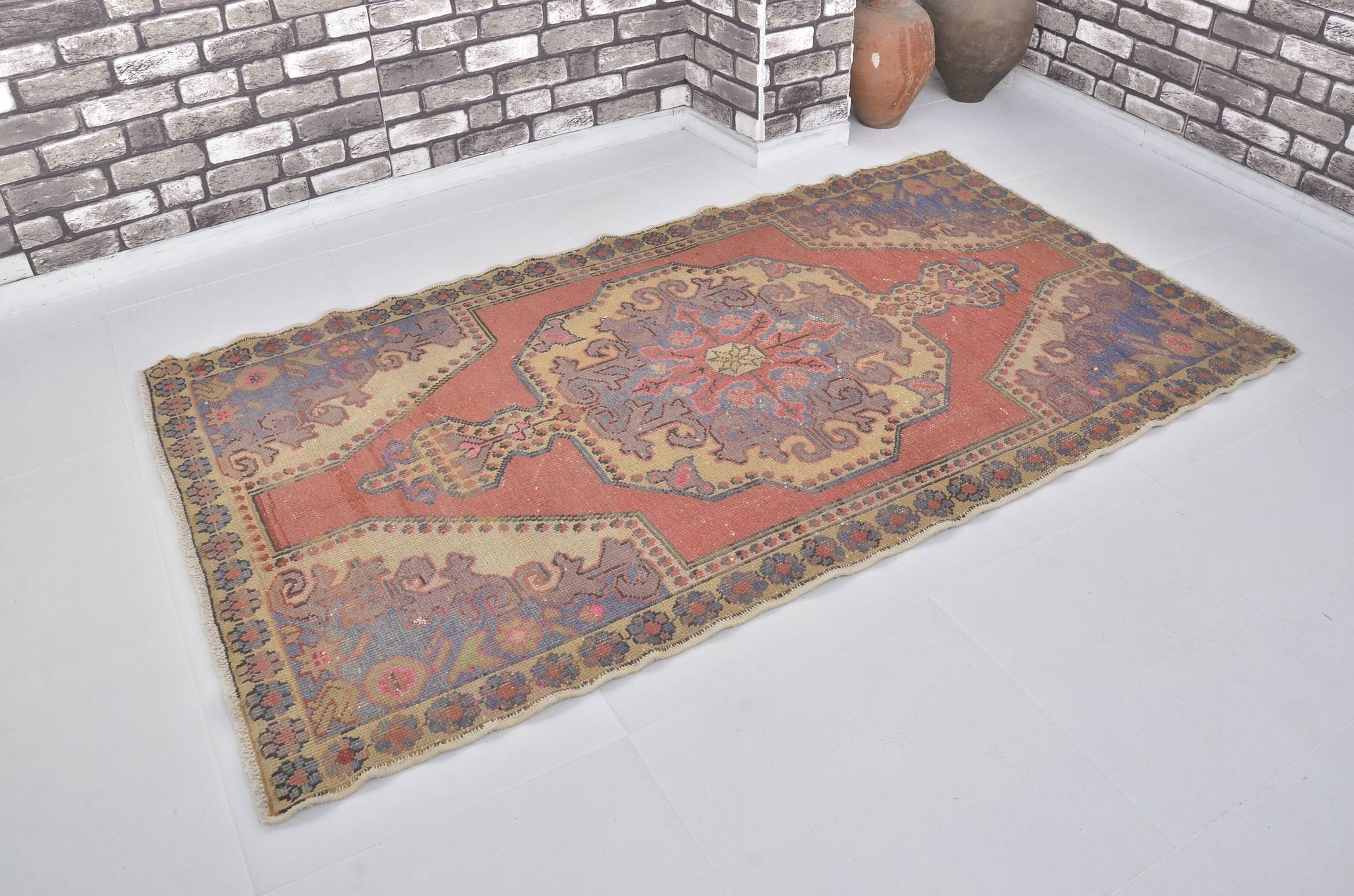 Tapis tribal vintage Oushak sku m67