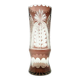 Mid-century modern vase, crystal glass, Poland, 1970s