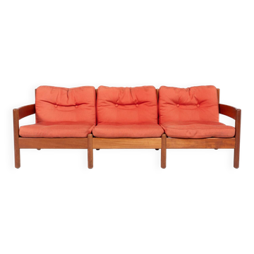 Canapé design architectural scandinave des années 1980