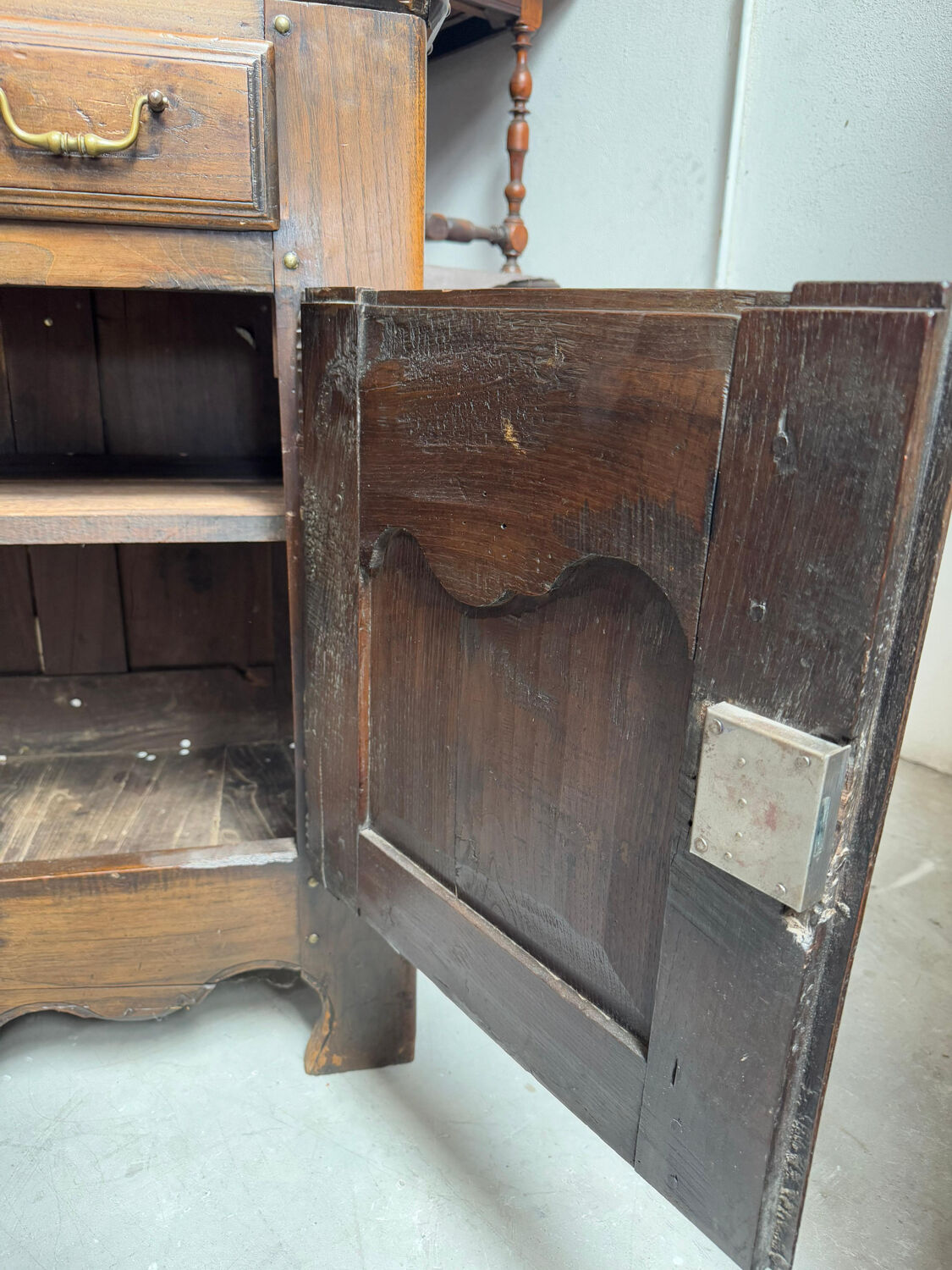 18th Century Breton Sideboard – Two Bodies in Solid Oak