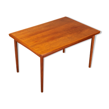 Table à manger extensible en teck danois, années 1960