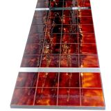 Large Chrome Ceramic Side Table