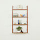 Danish teak shelving unit, set of 4 shelves, 1970s