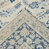 9x12 Antique 57s Classic Pattern Blue Persian Area Rug, 282x385Cm