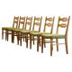 Chaises de salle à manger en chêne danois moderniste brutaliste des années 1960 dans le style de Henning Kjærnulf.