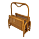Rattan and Bamboo Magazine Rack, 1970s