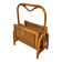 Rattan and Bamboo Magazine Rack, 1970s