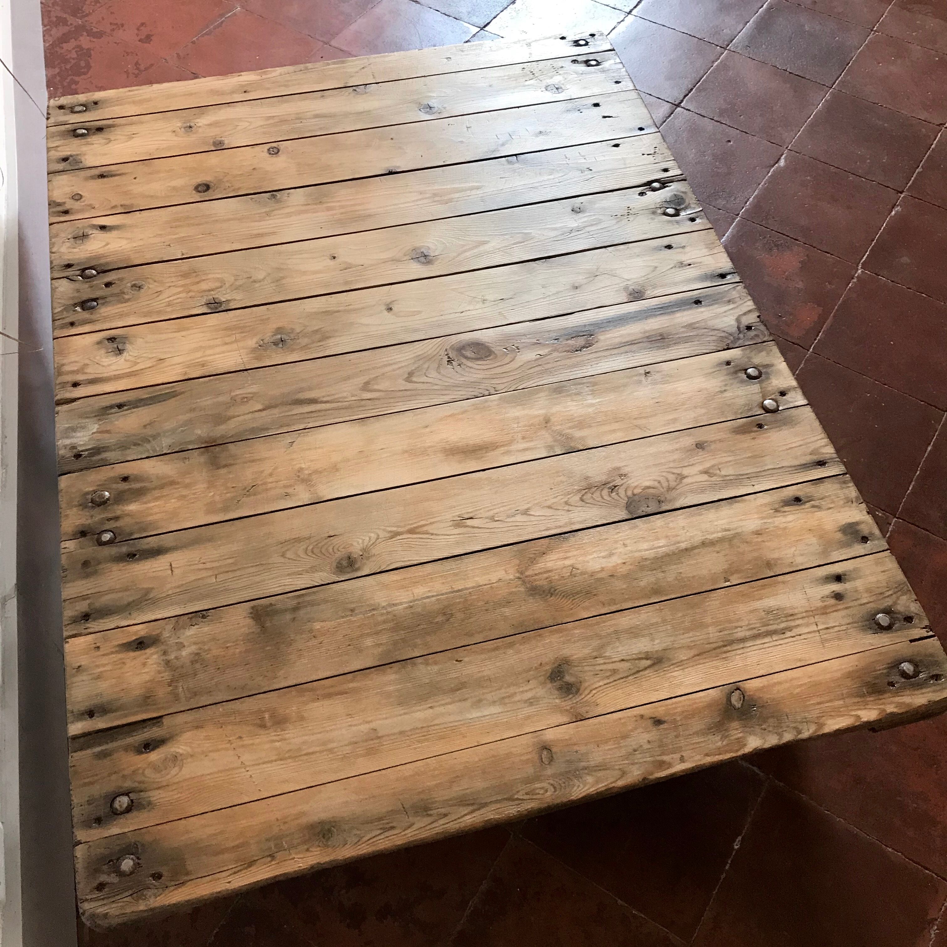 Industrial coffee table