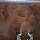 Art deco bar furniture symmetrical walnut veneer