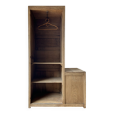 Asymmetrical Parisian wardrobe