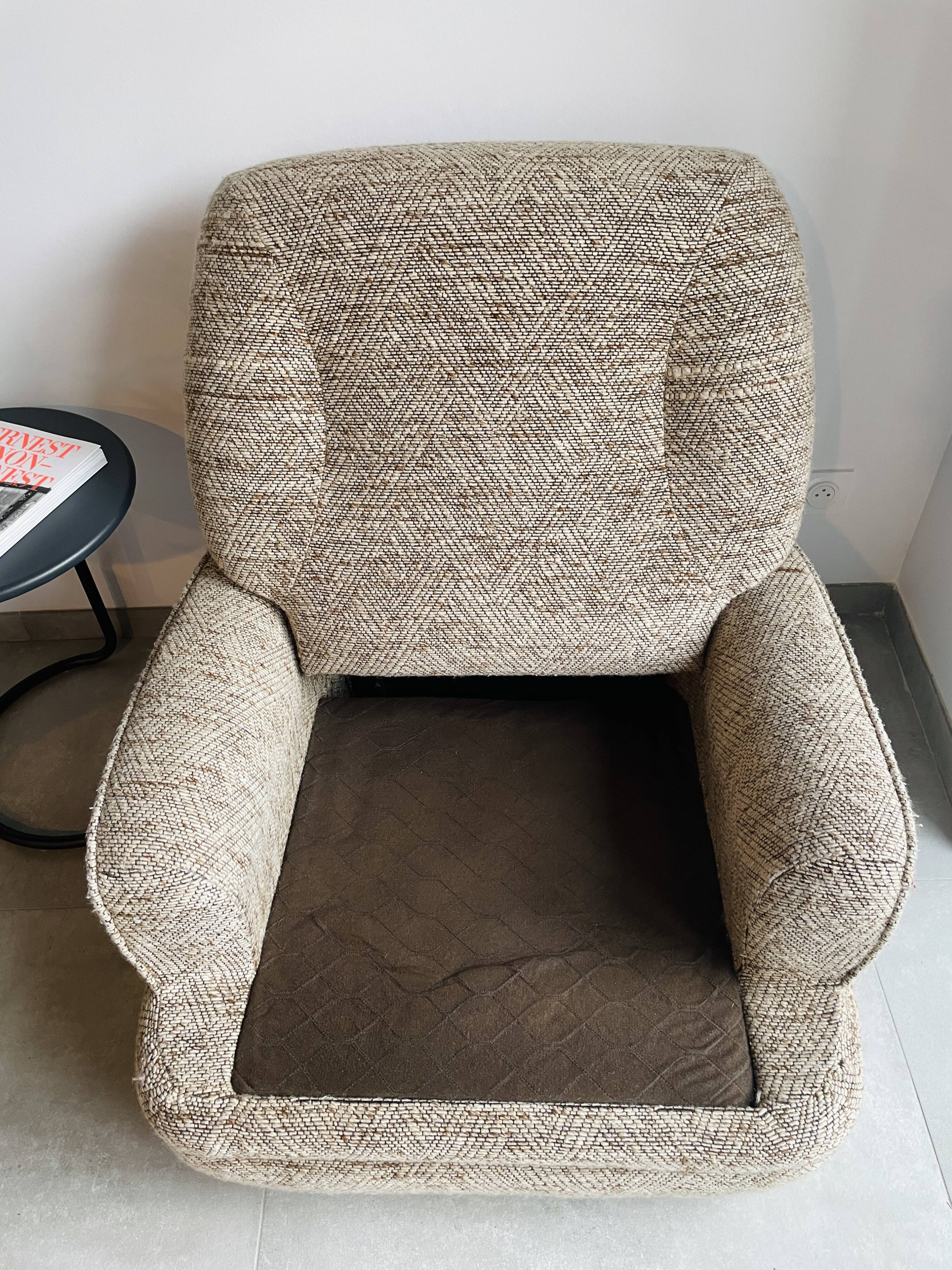 Vintage fireside chair, 70s