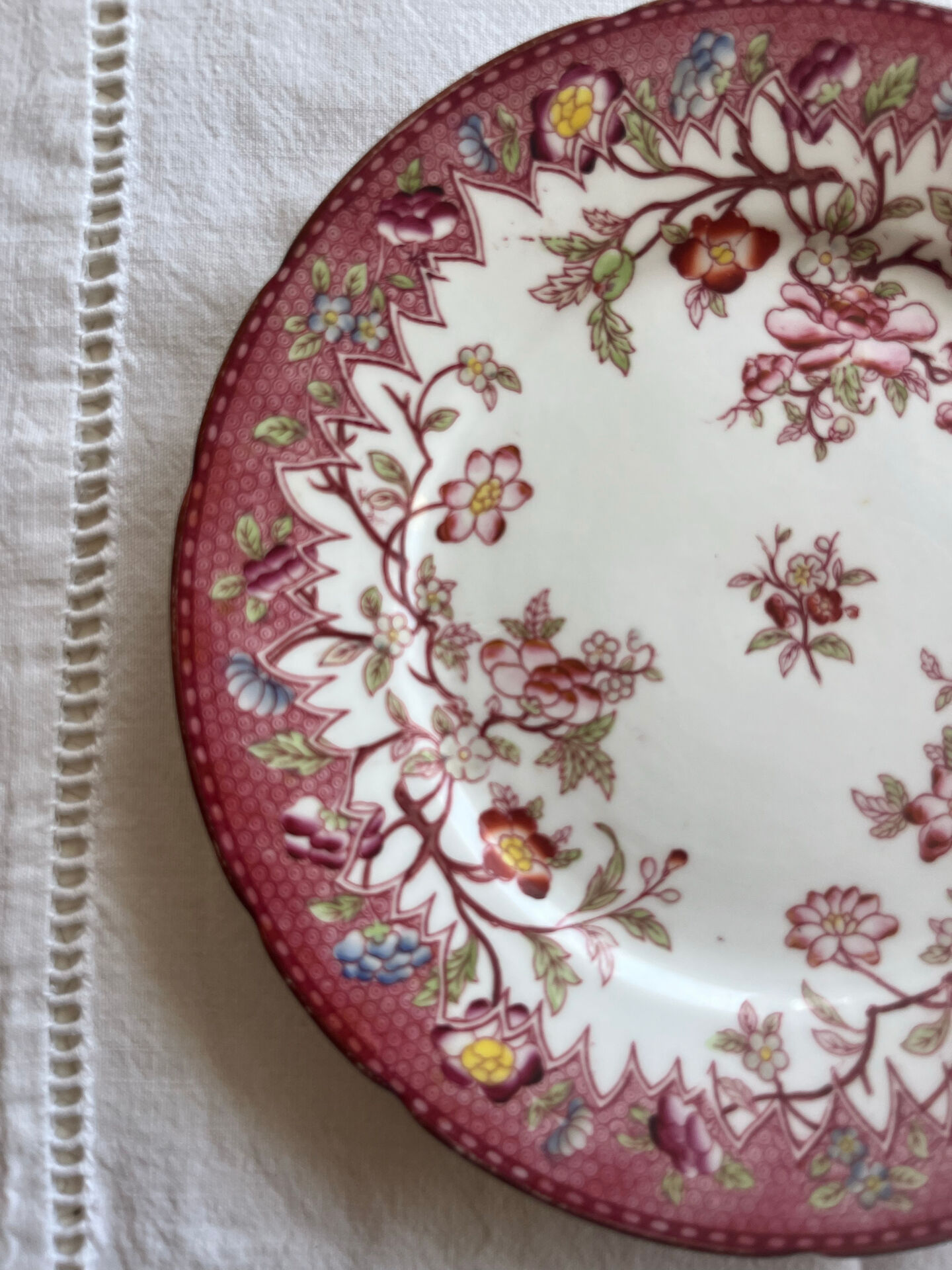 Plate Sarreguemines Minton