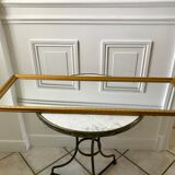 Miroir allongé en stuc doré années 60-70