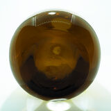 Scandinavian amber glass vase