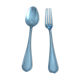 Christofle child cutlery in silver metal