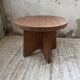 Constructivist gueridon 1950 mahogany