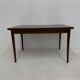 Table à manger extensible vintage en bois, années 60