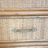 Rattan chest of drawers