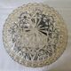 Molded glass ceiling lamp
