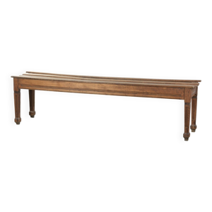 Banc de couloir en chêne