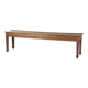 Antique French oak hallway bench/dining table bench from the 19th century