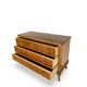 Commode italienne en noyer du milieu du siècle, années 1960.