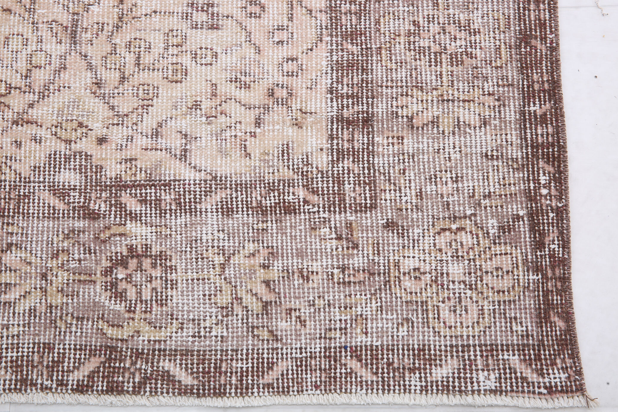 6x9 floral farmhouse vintage carpet 293x176cm